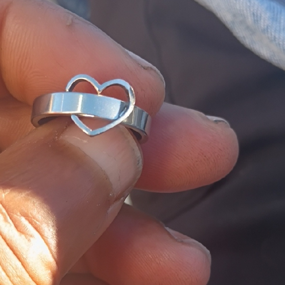 Silver Heart Ring